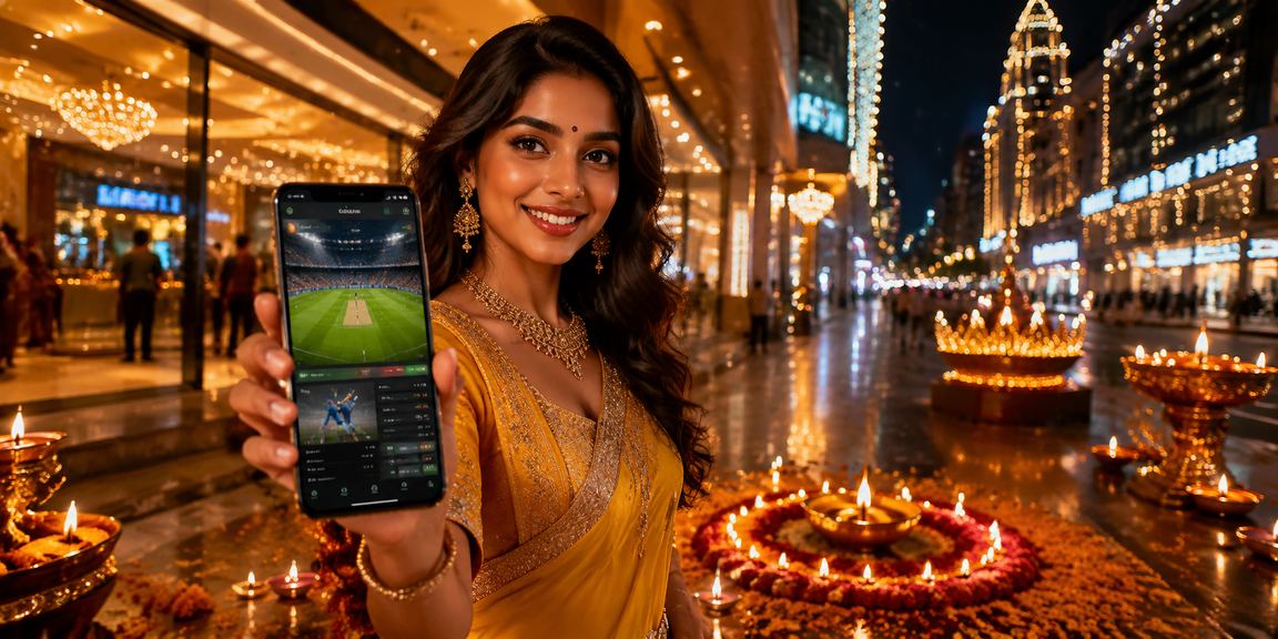Indian player accessing mobile betting app login